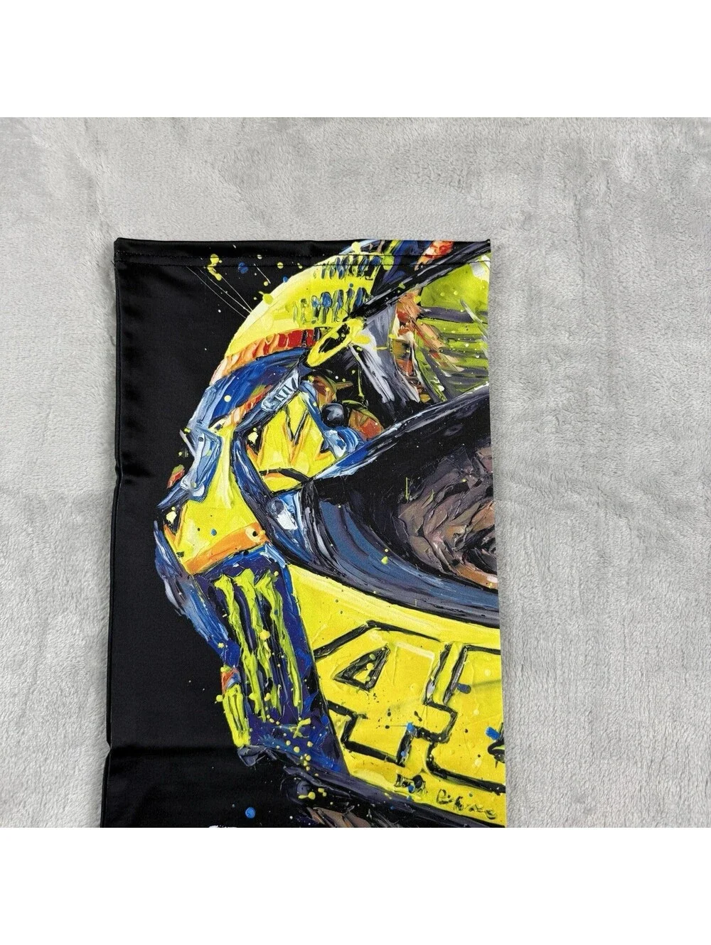 Valentino Rossi 46 Monster Energy Motorcycle Neck Gaiter Face Mask Moto NWT Y2K